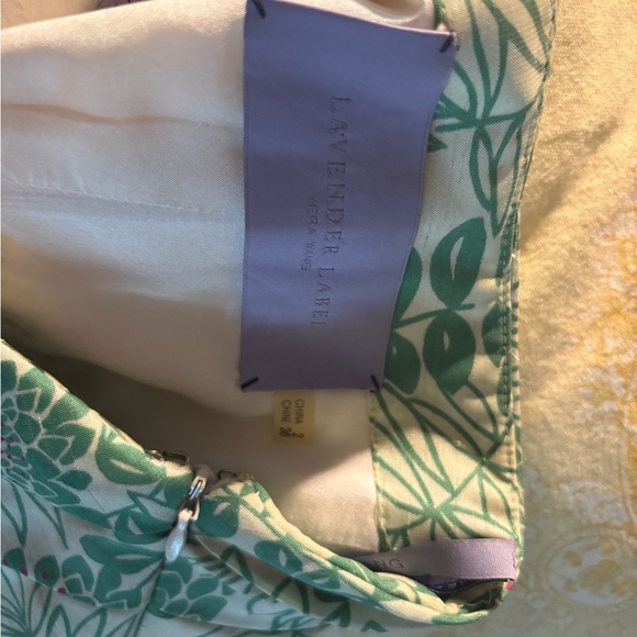 Vera wang lavender label vintage Green Dress size 2 - Picture 7 of 9
